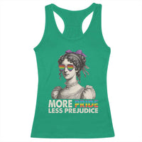 More Pride Less Prejudice Racerback Tank Top LGBTQ Proud Ally Pride Month - Wonder Print Shop