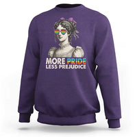 More Pride Less Prejudice Sweatshirt LGBTQ Proud Ally Pride Month - Wonder Print Shop