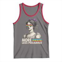 More Pride Less Prejudice Tank Top LGBTQ Proud Ally Pride Month - Wonder Print Shop