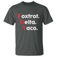 Foxtrot Delta Taco T Shirt Subtle FDT Resist - Wonder Print Shop