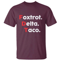 Foxtrot Delta Taco T Shirt Subtle FDT Resist - Wonder Print Shop