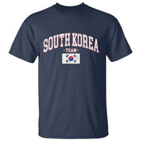 South Korea National Team T Shirt Retro Vintage Sport Varsity Korean Flag