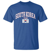 South Korea National Team T Shirt Retro Vintage Sport Varsity Korean Flag