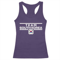 Team South Korea Korean Flag Racerback Tank Top