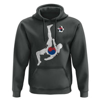 South Korea Soccer Hoodie Bicycle Kick Silhouette Korean Flag