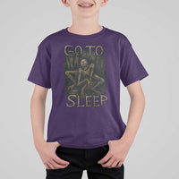 Rake Creepypasta T Shirt For Kid Creepy Cryptid Series Alt Goth Grunge Horror Aesthetic - Wonder Print Shop