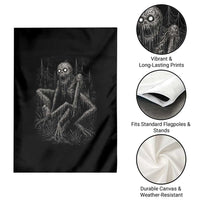 Creepy Rake Garden Flag Creepypasta Cryptid Series Alt Goth Grunge Horror Aesthetic - Wonder Print Shop