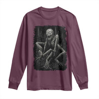 Creepy Rake Long Sleeve Shirt Creepypasta Cryptid Series Alt Goth Grunge Horror Aesthetic - Wonder Print Shop