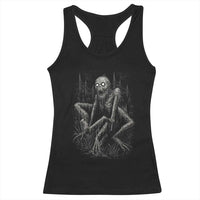 Creepy Rake Racerback Tank Top Creepypasta Cryptid Series Alt Goth Grunge Horror Aesthetic - Wonder Print Shop