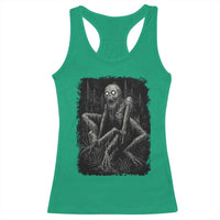 Creepy Rake Racerback Tank Top Creepypasta Cryptid Series Alt Goth Grunge Horror Aesthetic - Wonder Print Shop