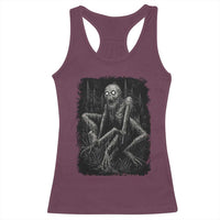 Creepy Rake Racerback Tank Top Creepypasta Cryptid Series Alt Goth Grunge Horror Aesthetic - Wonder Print Shop