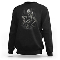 Creepy Rake Sweatshirt Creepypasta Cryptid Series Alt Goth Grunge Horror Aesthetic - Wonder Print Shop