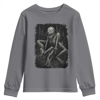 Creepy Rake Youth Sweatshirt Creepypasta Cryptid Series Alt Goth Grunge Horror Aesthetic - Wonder Print Shop