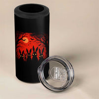 Rake Creepypasta 4 in 1 Can Cooler Tumbler Creepy Cryptid Series Horror Goth Alt Alternative Art - Wonder Print Shop