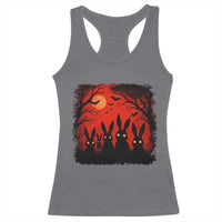 Rake Creepypasta Racerback Tank Top Creepy Cryptid Series Horror Goth Alt Alternative Art - Wonder Print Shop