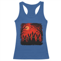 Rake Creepypasta Racerback Tank Top Creepy Cryptid Series Horror Goth Alt Alternative Art - Wonder Print Shop