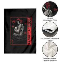 La Llorona Garden Flag Folklore Japanese Spider Lily Soft Grunge Anime Aesthetic Flower - Wonder Print Shop