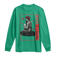 La Llorona Long Sleeve Shirt Folklore Japanese Spider Lily Soft Grunge Anime Aesthetic Flower - Wonder Print Shop