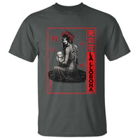 La Llorona T Shirt Folklore Japanese Spider Lily Soft Grunge Anime Aesthetic Flower - Wonder Print Shop