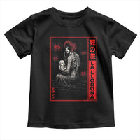 La Llorona Toddler T Shirt Folklore Japanese Spider Lily Soft Grunge Anime Aesthetic Flower - Wonder Print Shop