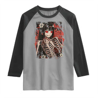 Horror Anime Manga Raglan Shirt Japan Japanese Creepy Kawaii Goth - Wonder Print Shop