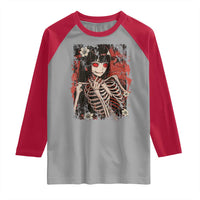 Horror Anime Manga Raglan Shirt Japan Japanese Creepy Kawaii Goth - Wonder Print Shop