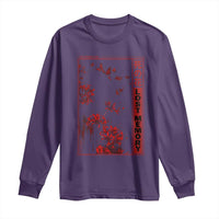 Japanese Spider Lily Long Sleeve Shirt Soft Grunge Anime Aesthetic Flower - Wonder Print Shop
