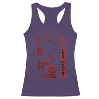 Japanese Spider Lily Racerback Tank Top Soft Grunge Anime Aesthetic Flower - Wonder Print Shop