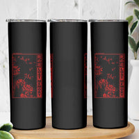 Japanese Spider Lily Skinny Tumbler Soft Grunge Anime Aesthetic Flower - Wonder Print Shop
