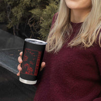 Japanese Spider Lily Tumbler Cup Soft Grunge Anime Aesthetic Flower - Wonder Print Shop