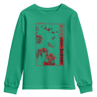 Japanese Spider Lily Youth Sweatshirt Soft Grunge Anime Aesthetic Flower - Wonder Print Shop