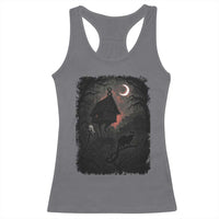 Baba Yaga House Racerback Tank Top Gothic Slavic Folklore Russia Fairy Tale - Wonder Print Shop