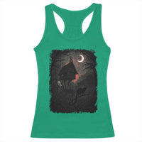 Baba Yaga House Racerback Tank Top Gothic Slavic Folklore Russia Fairy Tale - Wonder Print Shop