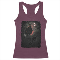 Baba Yaga House Racerback Tank Top Gothic Slavic Folklore Russia Fairy Tale - Wonder Print Shop
