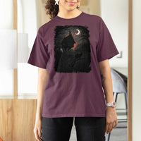 Baba Yaga House T Shirt For Women Gothic Slavic Folklore Russia Fairy Tale - Wonder Print Shop