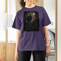 Baba Yaga House T Shirt For Women Gothic Slavic Folklore Russia Fairy Tale - Wonder Print Shop