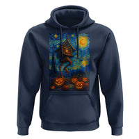 Baba Yaga House Hoodie Starry Night Van Gogh Slavic Folklore Russia Fairy Tale - Wonder Print Shop