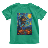 Baba Yaga House Toddler T Shirt Starry Night Van Gogh Slavic Folklore Russia Fairy Tale - Wonder Print Shop