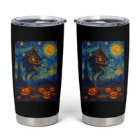 Baba Yaga House Tumbler Cup Starry Night Van Gogh Slavic Folklore Russia Fairy Tale - Wonder Print Shop