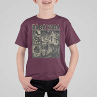 Baba Yaga House T Shirt For Kid Slavic Folklore Russia Fairy Tale Horror Fans - Wonder Print Shop