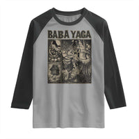Baba Yaga House Raglan Shirt Slavic Folklore Russia Fairy Tale Horror Fans - Wonder Print Shop