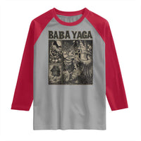 Baba Yaga House Raglan Shirt Slavic Folklore Russia Fairy Tale Horror Fans - Wonder Print Shop