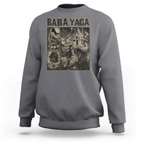 Baba Yaga House Sweatshirt Slavic Folklore Russia Fairy Tale Horror Fans - Wonder Print Shop