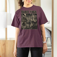 Baba Yaga House T Shirt For Women Slavic Folklore Russia Fairy Tale Horror Fans - Wonder Print Shop