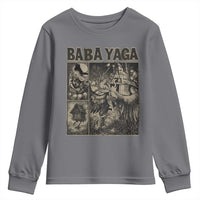 Baba Yaga House Youth Sweatshirt Slavic Folklore Russia Fairy Tale Horror Fans - Wonder Print Shop