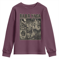 Baba Yaga House Youth Sweatshirt Slavic Folklore Russia Fairy Tale Horror Fans - Wonder Print Shop