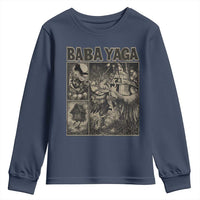 Baba Yaga House Youth Sweatshirt Slavic Folklore Russia Fairy Tale Horror Fans - Wonder Print Shop