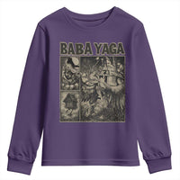 Baba Yaga House Youth Sweatshirt Slavic Folklore Russia Fairy Tale Horror Fans - Wonder Print Shop