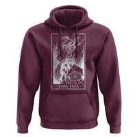 Baba Yaga House Tarot Card Hoodie Botanical Slavic Folklore Pagan Witchy - Wonder Print Shop