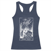 Baba Yaga House Tarot Card Racerback Tank Top Botanical Slavic Folklore Pagan Witchy - Wonder Print Shop